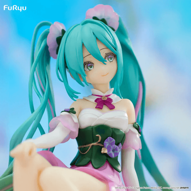 Figurine Noodle Stopper Hatsune Miku Flower Fairy Asagao Pink