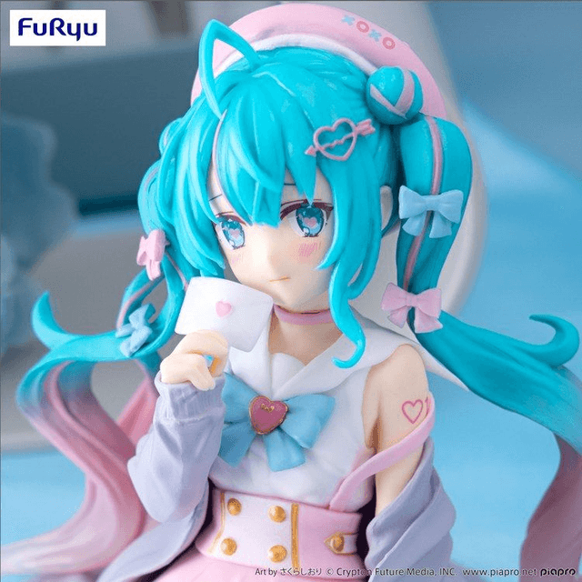 Figurine Noodle Stopper Hatsune Miku Koisuru Sailor Fuku