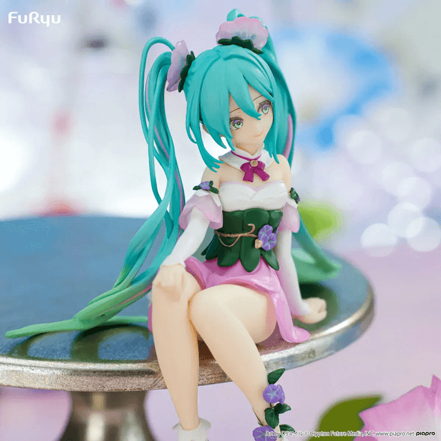 Figurine Noodle Stopper Hatsune Miku Flower Fairy Asagao Pink