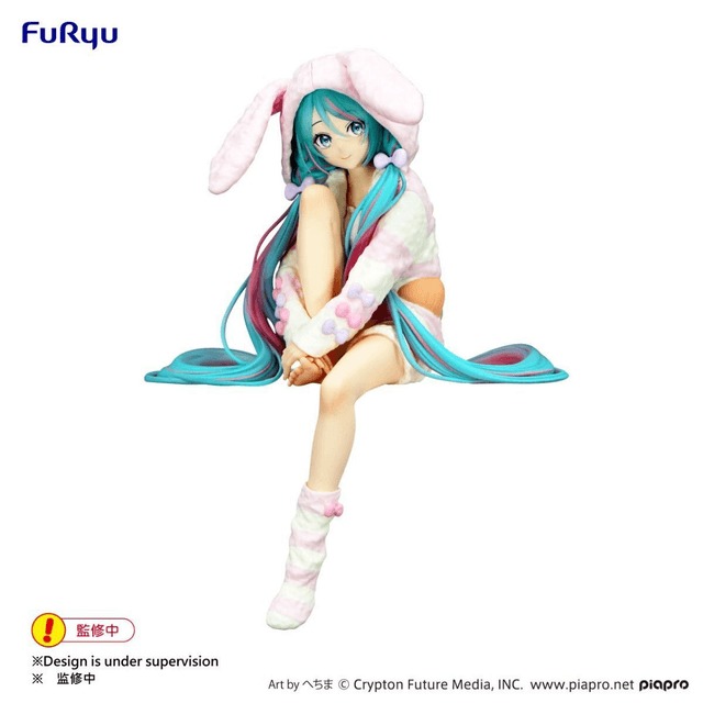 Figurine Noodle Stopper Hatsune Miku Usamimi Pajama