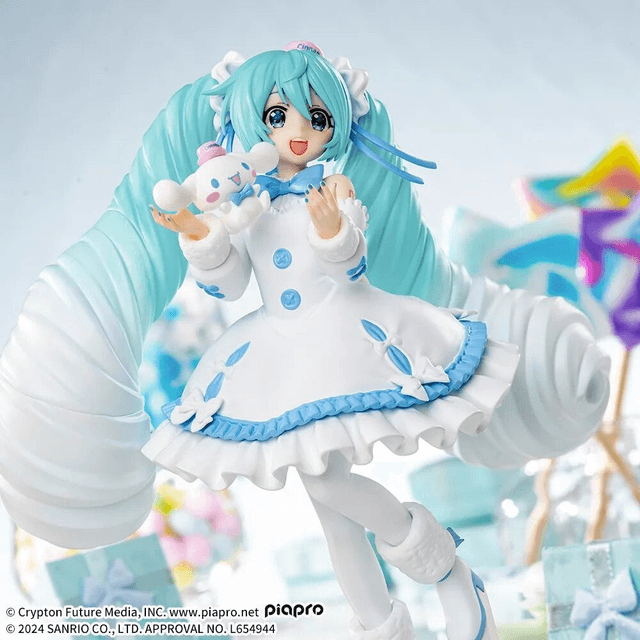 Figurine Hatsune Miku Luminasta Cinnamoroll White Dress