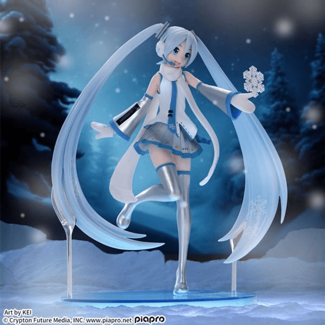 Figurine Hatsune Miku Luminasta Snow Miku Skytown