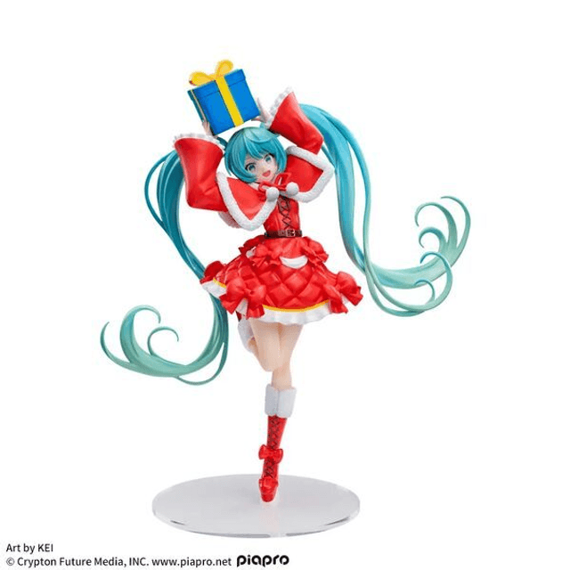 Figurine Hatsune Miku Luminasta Christmas 2024